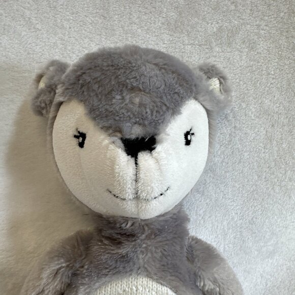 Sweet‎ Fawn Super Soft Plush, Gray/Ivory Deer by Dwell Studio 14” - Picture 6 of 8